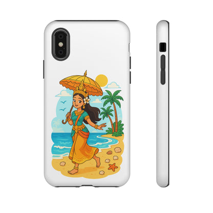 Apsara's Shoreline Grace Tough Cases, Phone Case, Protective Cover, Unique Design, Gift for Nature Lovers, Coastal Art Decor