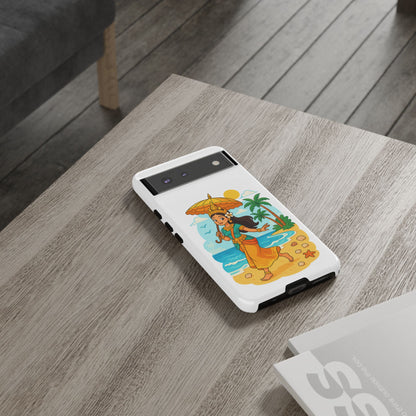 Apsara's Shoreline Grace Tough Cases, Phone Case, Protective Cover, Unique Design, Gift for Nature Lovers, Coastal Art Decor