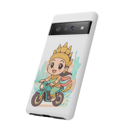 Chibi Apsara's NYC Adventure Case | Birthday Gift, Smartphone Protector, Cartoon Art, Fun Accessories, Tough Cases
