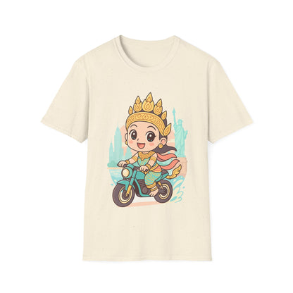 Apsara's Urban Ride Graphic Tee | Fun Unisex Softstyle T-Shirt