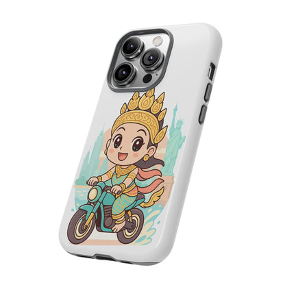 Chibi Apsara's NYC Adventure Case | Birthday Gift, Smartphone Protector, Cartoon Art, Fun Accessories, Tough Cases