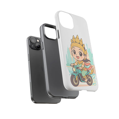Chibi Apsara's NYC Adventure Case | Birthday Gift, Smartphone Protector, Cartoon Art, Fun Accessories, Tough Cases