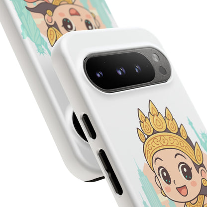 Chibi Apsara's NYC Adventure Case | Birthday Gift, Smartphone Protector, Cartoon Art, Fun Accessories, Tough Cases