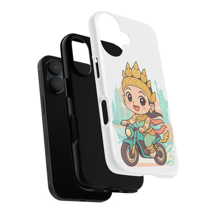 Chibi Apsara's NYC Adventure Case | Birthday Gift, Smartphone Protector, Cartoon Art, Fun Accessories, Tough Cases