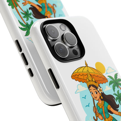 Apsara's Shoreline Grace Tough Cases, Phone Case, Protective Cover, Unique Design, Gift for Nature Lovers, Coastal Art Decor