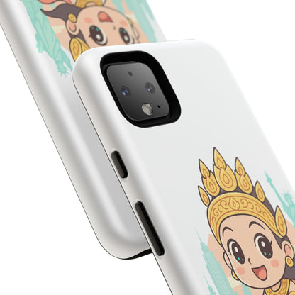 Chibi Apsara's NYC Adventure Case | Birthday Gift, Smartphone Protector, Cartoon Art, Fun Accessories, Tough Cases