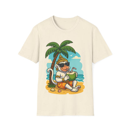 Hanuman Suns Out Guns Out Unisex Tee, Graphic Shirt, Hindu Monkey God Top, Yoga Clothing, Workout Apparel