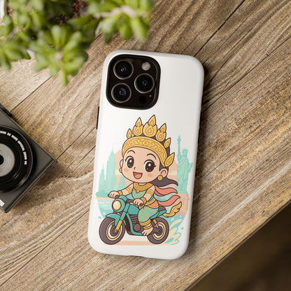Chibi Apsara's NYC Adventure Case | Birthday Gift, Smartphone Protector, Cartoon Art, Fun Accessories, Tough Cases