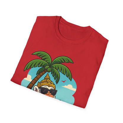 Hanuman Suns Out Guns Out Unisex Tee, Graphic Shirt, Hindu Monkey God Top, Yoga Clothing, Workout Apparel