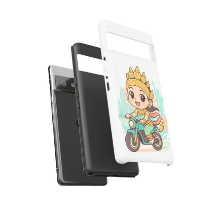 Chibi Apsara's NYC Adventure Case | Birthday Gift, Smartphone Protector, Cartoon Art, Fun Accessories, Tough Cases