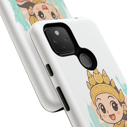 Chibi Apsara's NYC Adventure Case | Birthday Gift, Smartphone Protector, Cartoon Art, Fun Accessories, Tough Cases