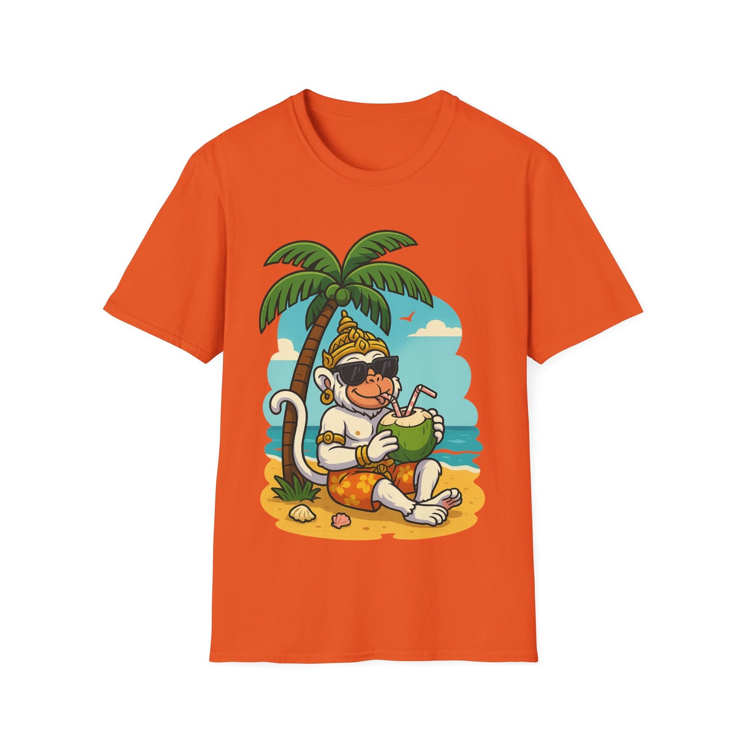 Hanuman Suns Out Guns Out Unisex Tee, Graphic Shirt, Hindu Monkey God Top, Yoga Clothing, Workout Apparel