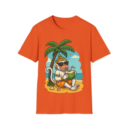 Hanuman Suns Out Guns Out Unisex Tee, Graphic Shirt, Hindu Monkey God Top, Yoga Clothing, Workout Apparel