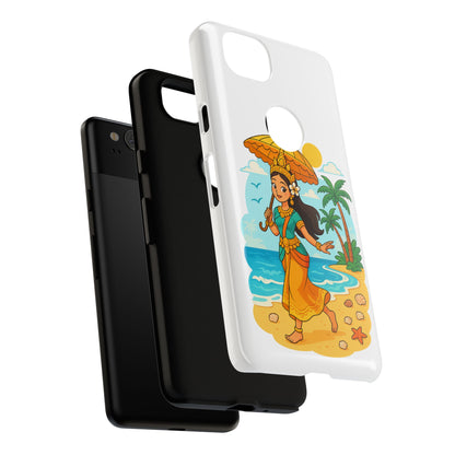Apsara's Shoreline Grace Tough Cases, Phone Case, Protective Cover, Unique Design, Gift for Nature Lovers, Coastal Art Decor