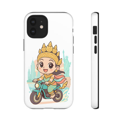 Chibi Apsara's NYC Adventure Case | Birthday Gift, Smartphone Protector, Cartoon Art, Fun Accessories, Tough Cases