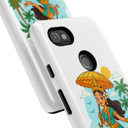 Apsara's Shoreline Grace Tough Cases, Phone Case, Protective Cover, Unique Design, Gift for Nature Lovers, Coastal Art Decor