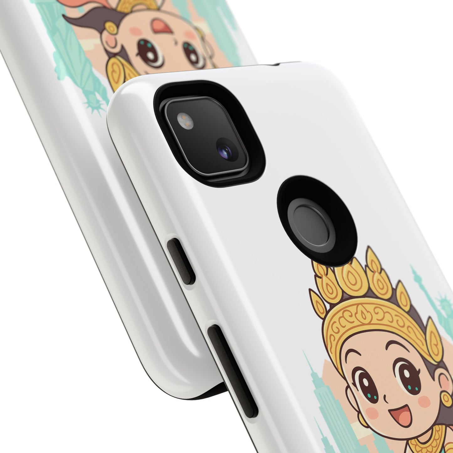 Chibi Apsara's NYC Adventure Case | Birthday Gift, Smartphone Protector, Cartoon Art, Fun Accessories, Tough Cases