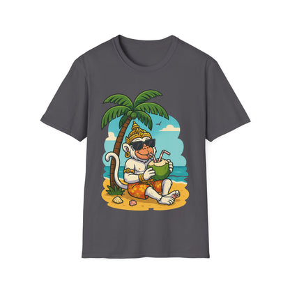 Hanuman Suns Out Guns Out Unisex Tee, Graphic Shirt, Hindu Monkey God Top, Yoga Clothing, Workout Apparel