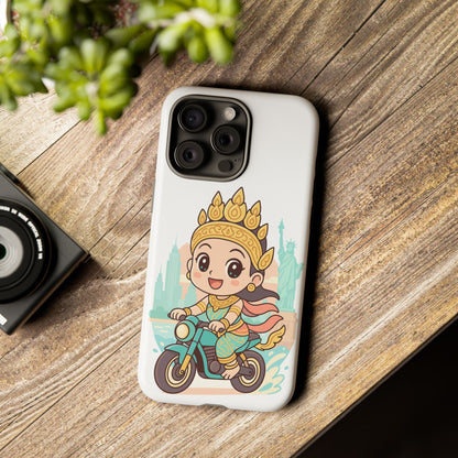 Chibi Apsara's NYC Adventure Case | Birthday Gift, Smartphone Protector, Cartoon Art, Fun Accessories, Tough Cases