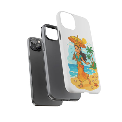 Apsara's Shoreline Grace Tough Cases, Phone Case, Protective Cover, Unique Design, Gift for Nature Lovers, Coastal Art Decor