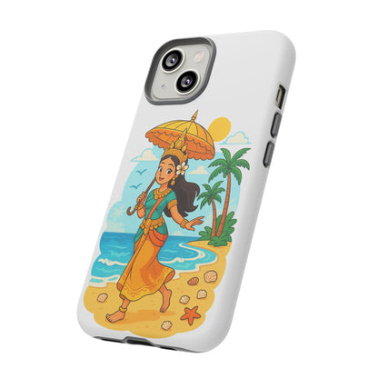 Apsara's Shoreline Grace Tough Cases, Phone Case, Protective Cover, Unique Design, Gift for Nature Lovers, Coastal Art Decor