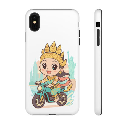 Chibi Apsara's NYC Adventure Case | Birthday Gift, Smartphone Protector, Cartoon Art, Fun Accessories, Tough Cases