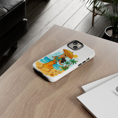 Apsara's Shoreline Grace Tough Cases, Phone Case, Protective Cover, Unique Design, Gift for Nature Lovers, Coastal Art Decor