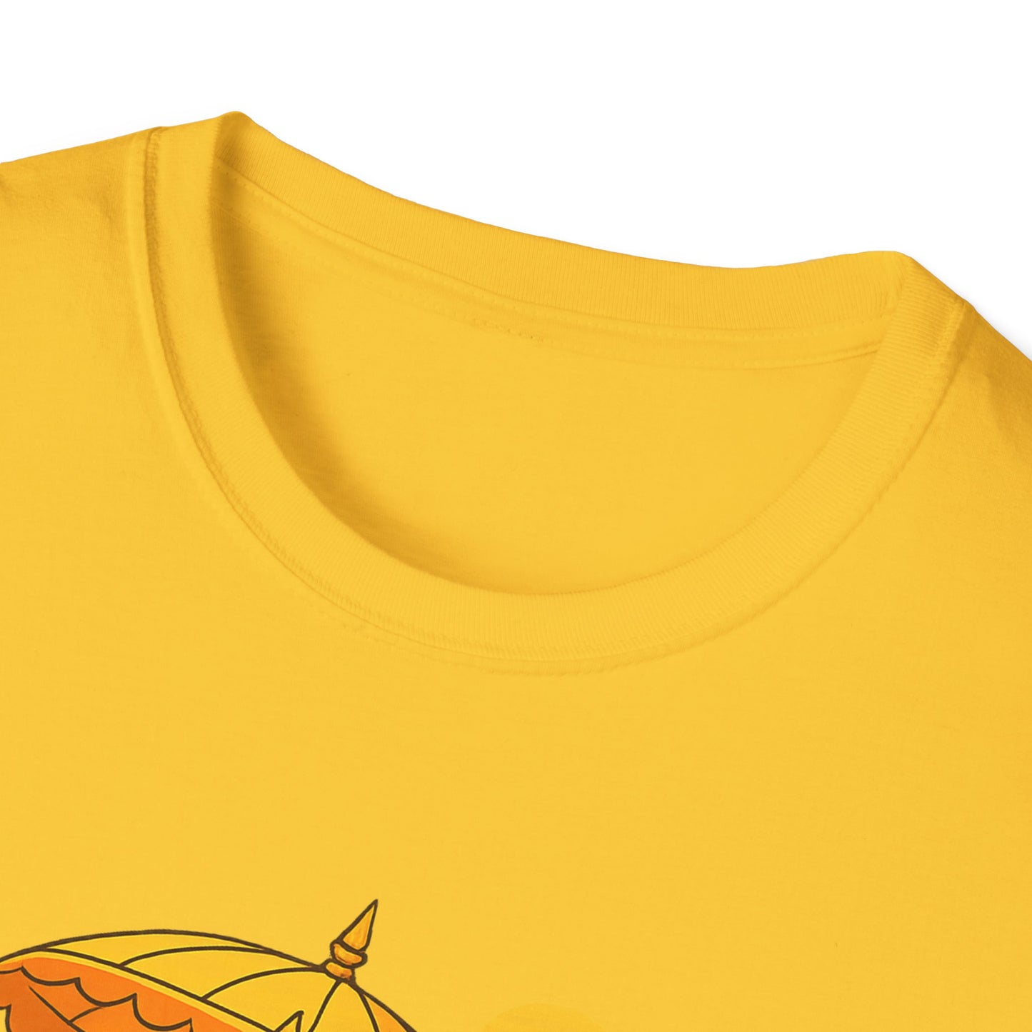 Beach Vibes T-Shirt with Sunset and Umbrella Graphic, Summer Gift, Travel Tee, Ocean Lover Shirt, Casual Everyday Wear