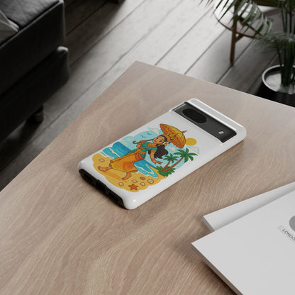 Apsara's Shoreline Grace Tough Cases, Phone Case, Protective Cover, Unique Design, Gift for Nature Lovers, Coastal Art Decor