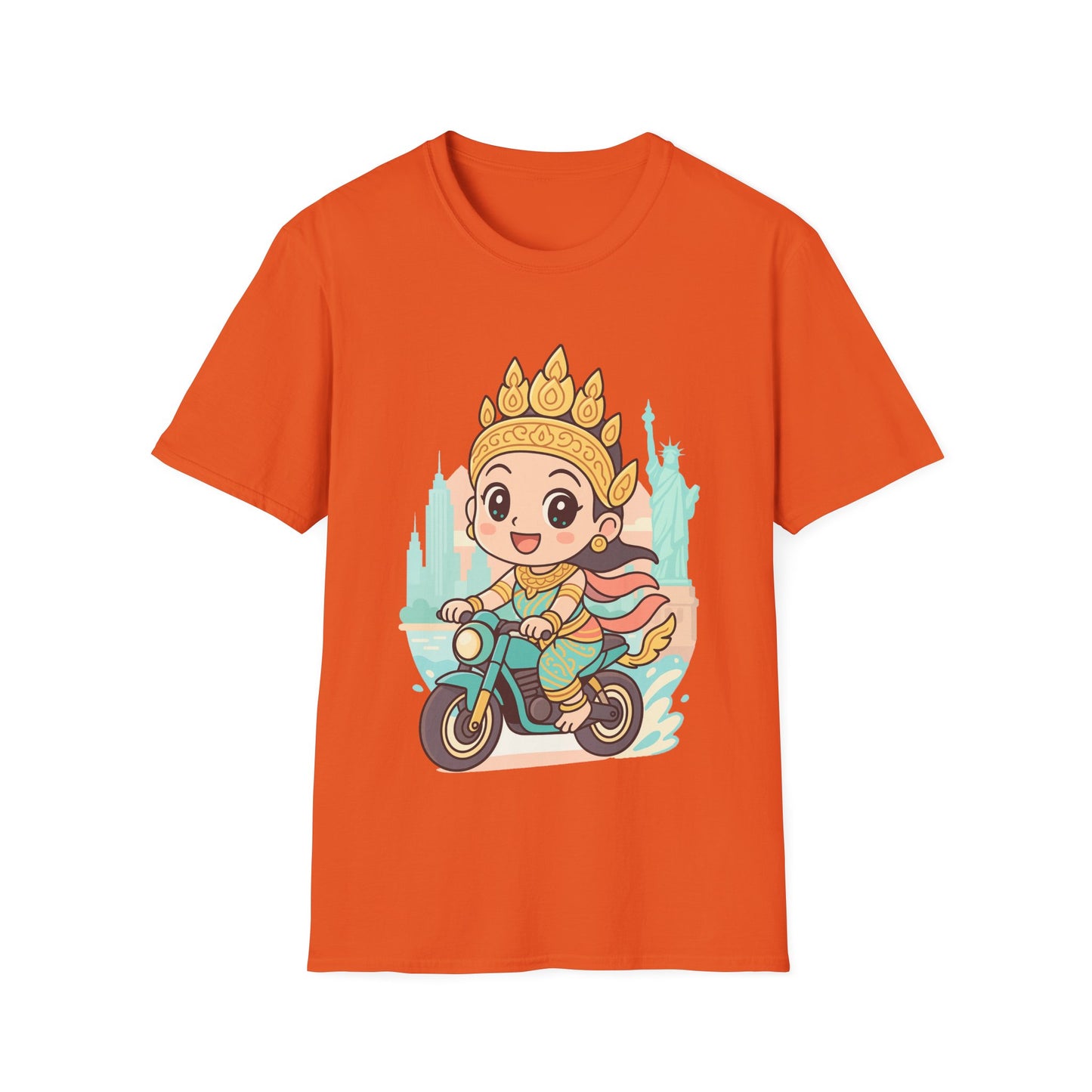 Apsara's Urban Ride Graphic Tee | Fun Unisex Softstyle T-Shirt