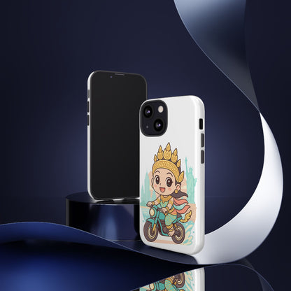 Chibi Apsara's NYC Adventure Case | Birthday Gift, Smartphone Protector, Cartoon Art, Fun Accessories, Tough Cases