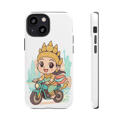 Chibi Apsara's NYC Adventure Case | Birthday Gift, Smartphone Protector, Cartoon Art, Fun Accessories, Tough Cases