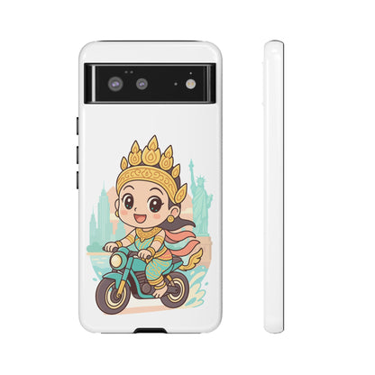 Chibi Apsara's NYC Adventure Case | Birthday Gift, Smartphone Protector, Cartoon Art, Fun Accessories, Tough Cases
