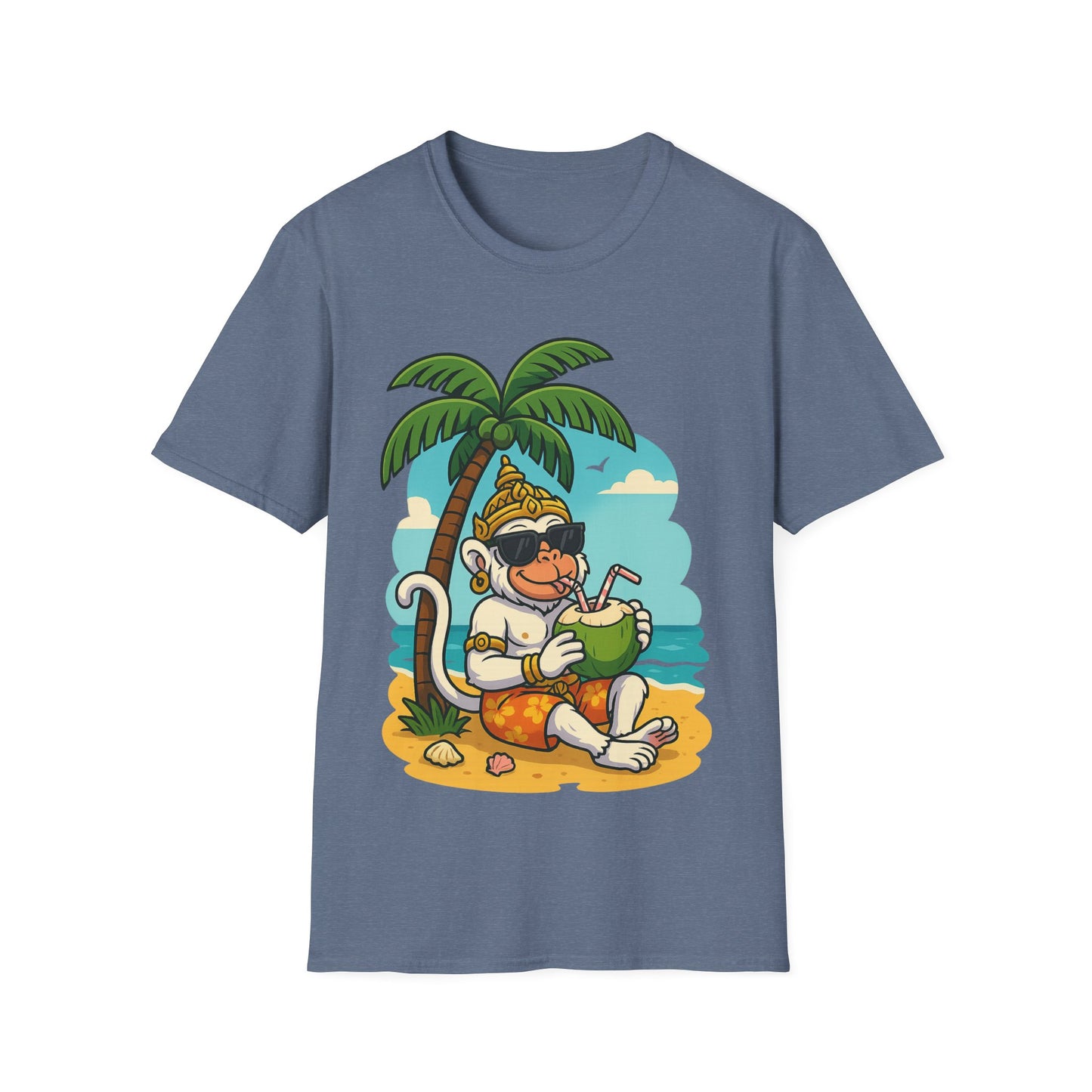 Hanuman Suns Out Guns Out Unisex Tee, Graphic Shirt, Hindu Monkey God Top, Yoga Clothing, Workout Apparel