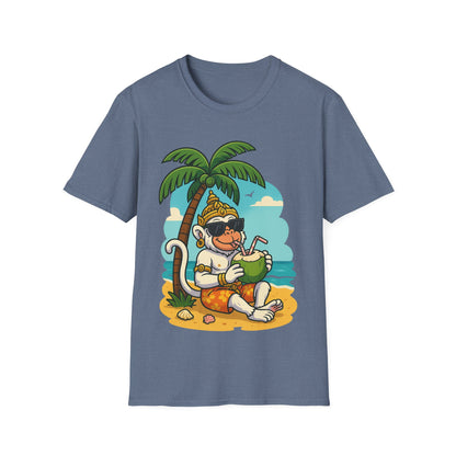 Hanuman Suns Out Guns Out Unisex Tee, Graphic Shirt, Hindu Monkey God Top, Yoga Clothing, Workout Apparel