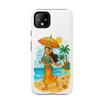 Apsara's Shoreline Grace Tough Cases, Phone Case, Protective Cover, Unique Design, Gift for Nature Lovers, Coastal Art Decor