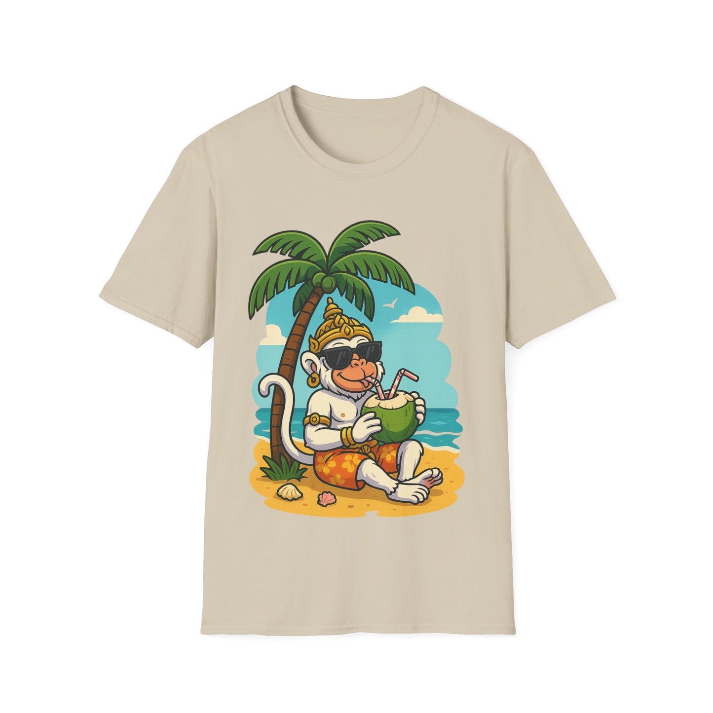 Hanuman Suns Out Guns Out Unisex Tee, Graphic Shirt, Hindu Monkey God Top, Yoga Clothing, Workout Apparel