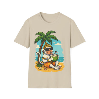 Hanuman Suns Out Guns Out Unisex Tee, Graphic Shirt, Hindu Monkey God Top, Yoga Clothing, Workout Apparel