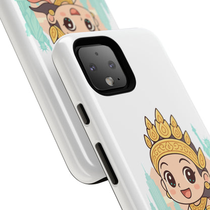 Chibi Apsara's NYC Adventure Case | Birthday Gift, Smartphone Protector, Cartoon Art, Fun Accessories, Tough Cases