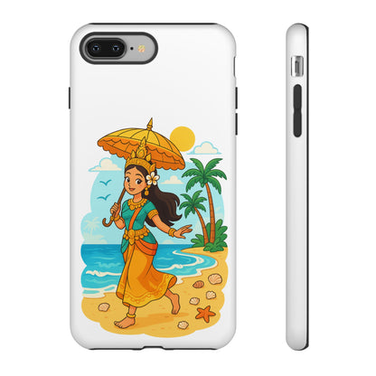 Apsara's Shoreline Grace Tough Cases, Phone Case, Protective Cover, Unique Design, Gift for Nature Lovers, Coastal Art Decor