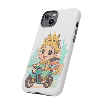 Chibi Apsara's NYC Adventure Case | Birthday Gift, Smartphone Protector, Cartoon Art, Fun Accessories, Tough Cases