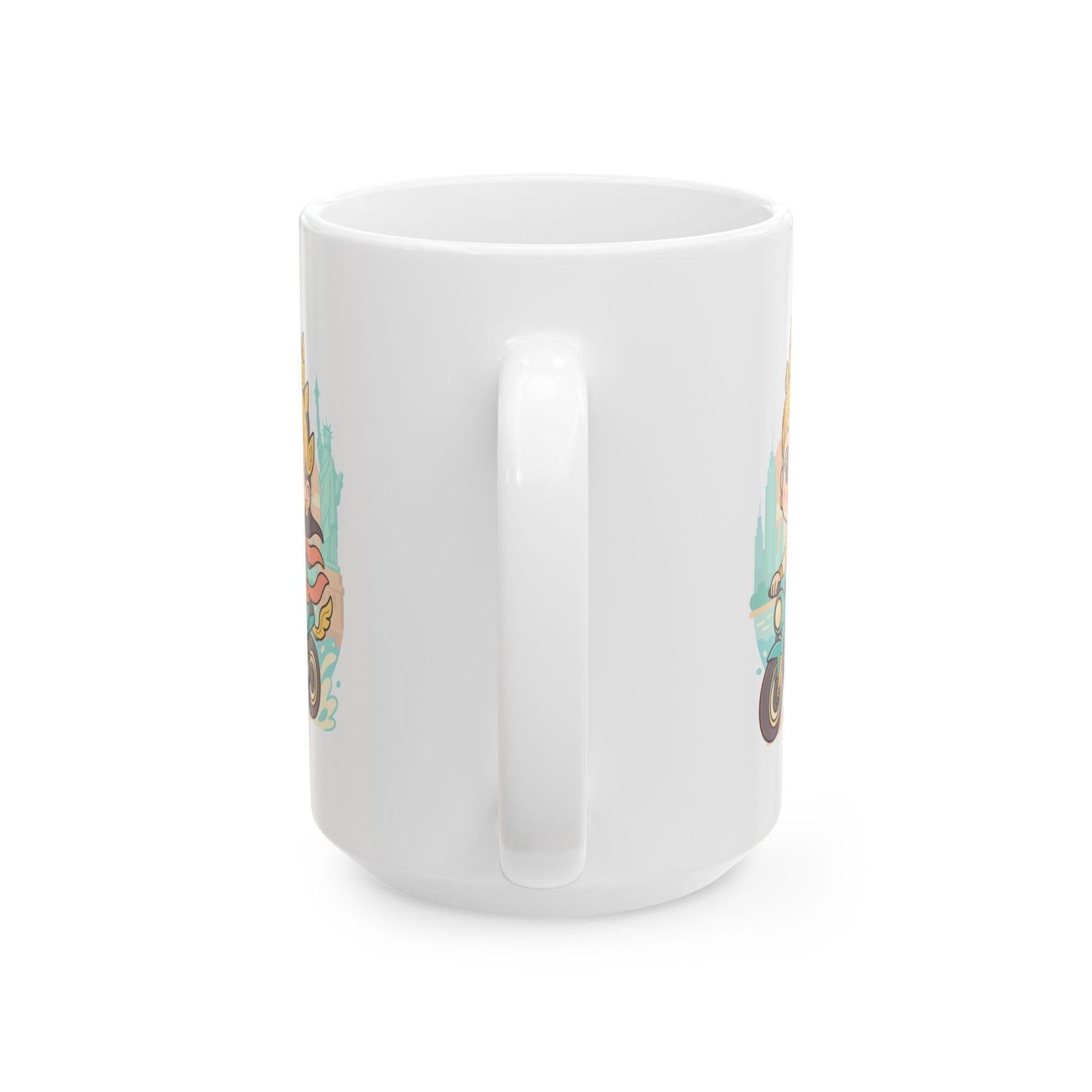 Apsara's Urban Fuel Ceramic Mug - Perfect for Cat Lovers, Gift for Birthdays, Coffee Lovers, Cozy Mornings, Cute Kitchen Decor