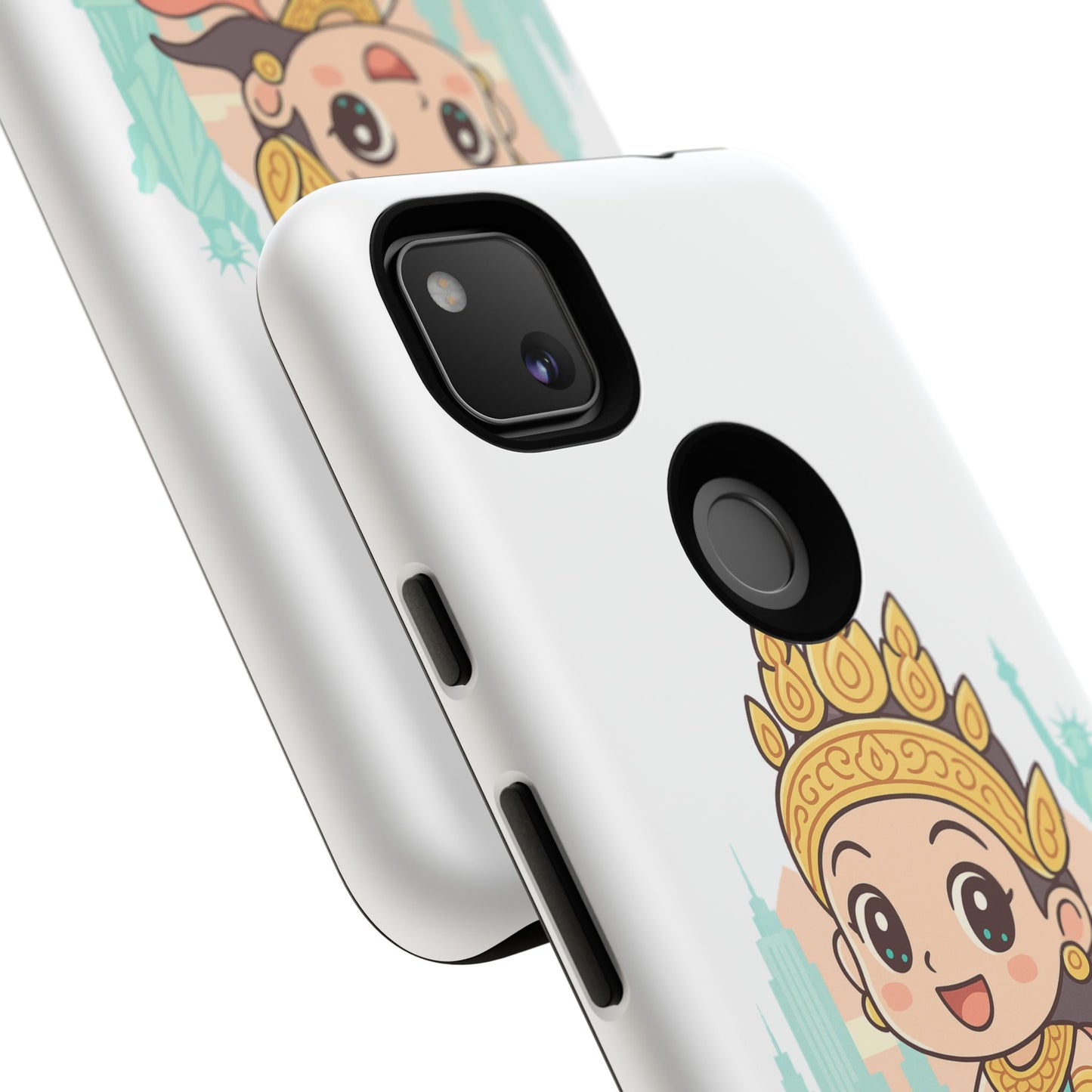 Chibi Apsara's NYC Adventure Case | Birthday Gift, Smartphone Protector, Cartoon Art, Fun Accessories, Tough Cases