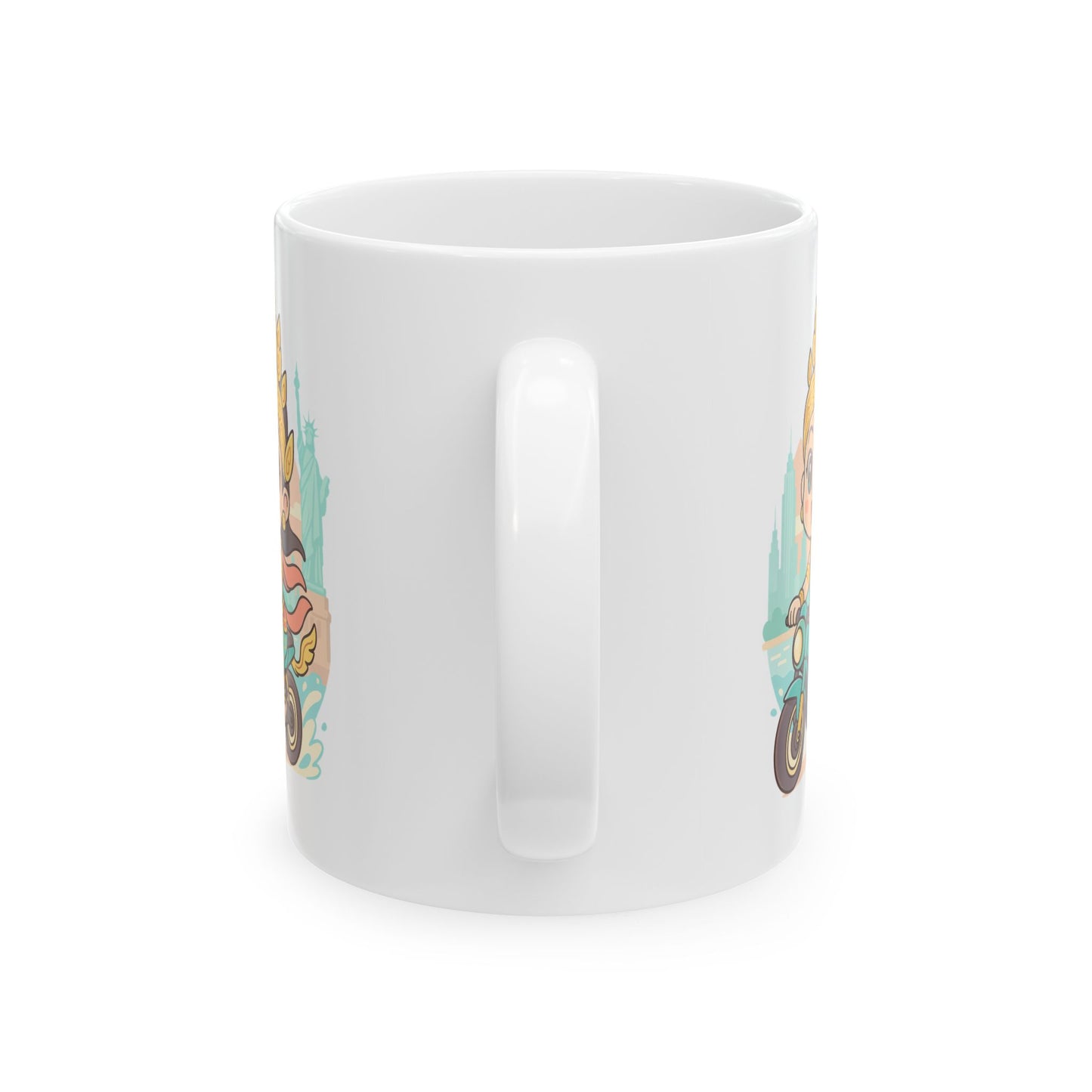 Apsara's Urban Fuel Ceramic Mug - Perfect for Cat Lovers, Gift for Birthdays, Coffee Lovers, Cozy Mornings, Cute Kitchen Decor