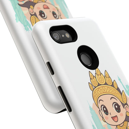 Chibi Apsara's NYC Adventure Case | Birthday Gift, Smartphone Protector, Cartoon Art, Fun Accessories, Tough Cases
