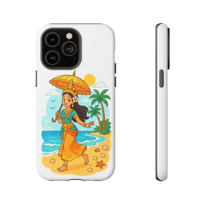 Apsara's Shoreline Grace Tough Cases, Phone Case, Protective Cover, Unique Design, Gift for Nature Lovers, Coastal Art Decor