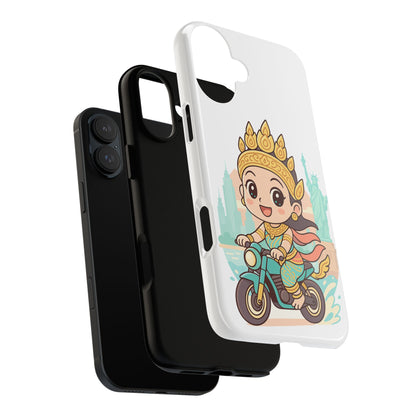 Chibi Apsara's NYC Adventure Case | Birthday Gift, Smartphone Protector, Cartoon Art, Fun Accessories, Tough Cases