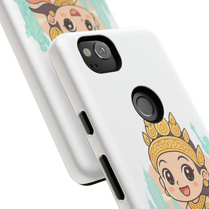 Chibi Apsara's NYC Adventure Case | Birthday Gift, Smartphone Protector, Cartoon Art, Fun Accessories, Tough Cases