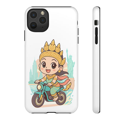 Chibi Apsara's NYC Adventure Case | Birthday Gift, Smartphone Protector, Cartoon Art, Fun Accessories, Tough Cases