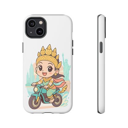 Chibi Apsara's NYC Adventure Case | Birthday Gift, Smartphone Protector, Cartoon Art, Fun Accessories, Tough Cases